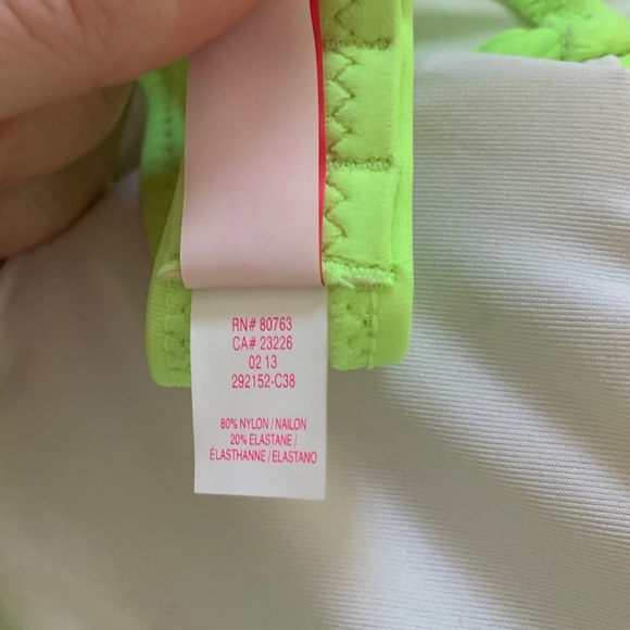 Victoria’s Secret | Neon Green Bandeau Bikini Top - Picture 7 of 8